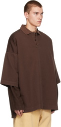 CASEY CASEY Brown Wiggle Equerre Polo