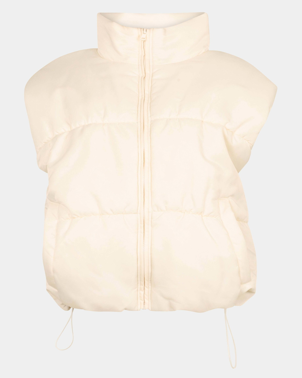 Steve Madden Adrianna Puffer Vest in White