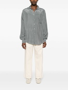 The Frankie Shop Grey Leland Long-Sleeve Shirt