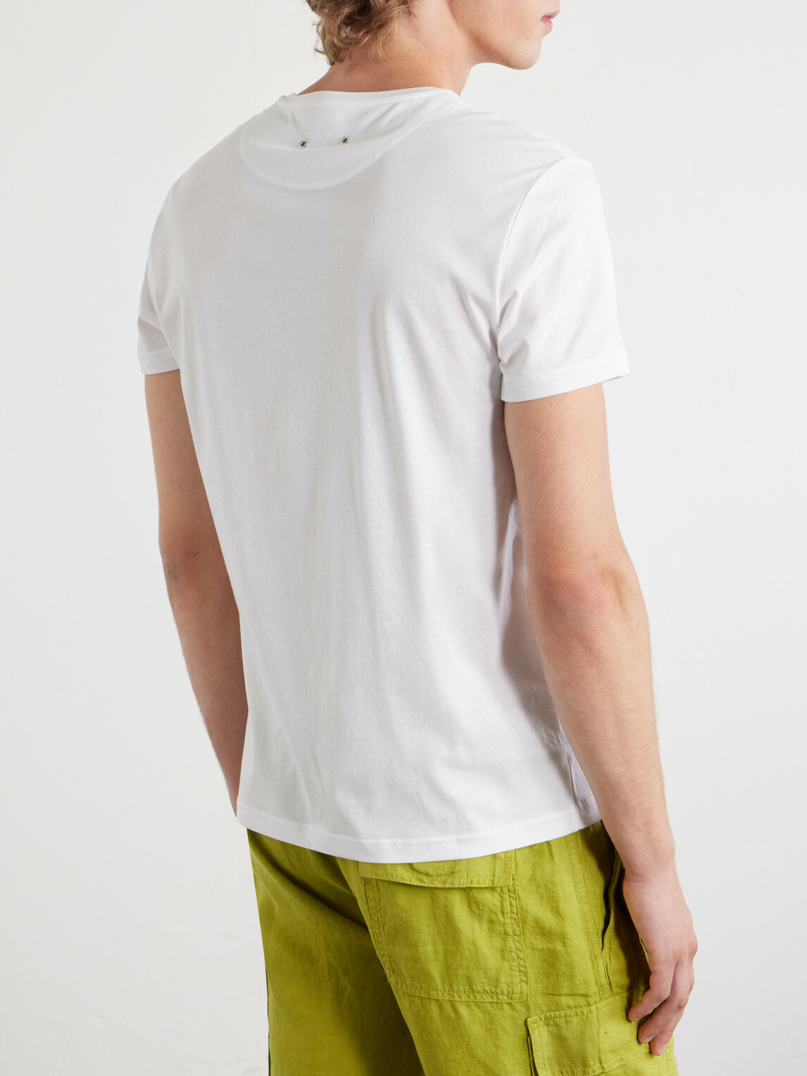 Vilebrequin - Thom City Logo-Print Cotton-Jersey T-Shirt - White