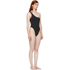 Myraswim Black Rhoades Single-Shoulder Swimsuit