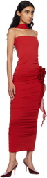 Fancì Club Red 'The Red Horse' Midi Dress