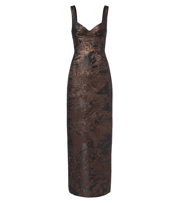 Photo: Simkhai Viella jacquard gown