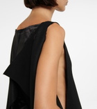 Maison Margiela - Wool cape dress