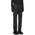 1017 ALYX 9SM Black Pinstripe Elasticized Trousers