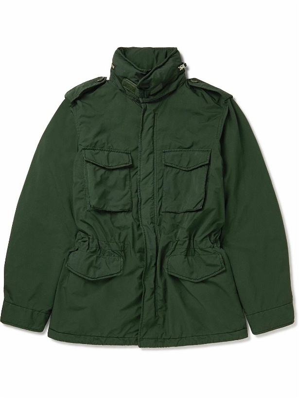 Photo: Aspesi - Garment-Dyed Shell Field Jacket - Green