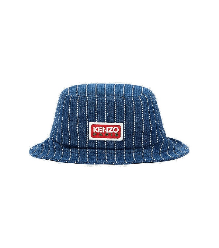 Photo: Kenzo Logo denim bucket hat