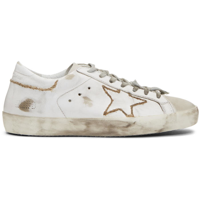 Photo: Golden Goose White Skate Superstar Sneakers 