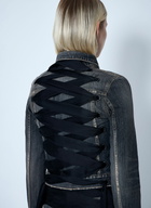 Balenciaga Lace-Up Denim Jacket