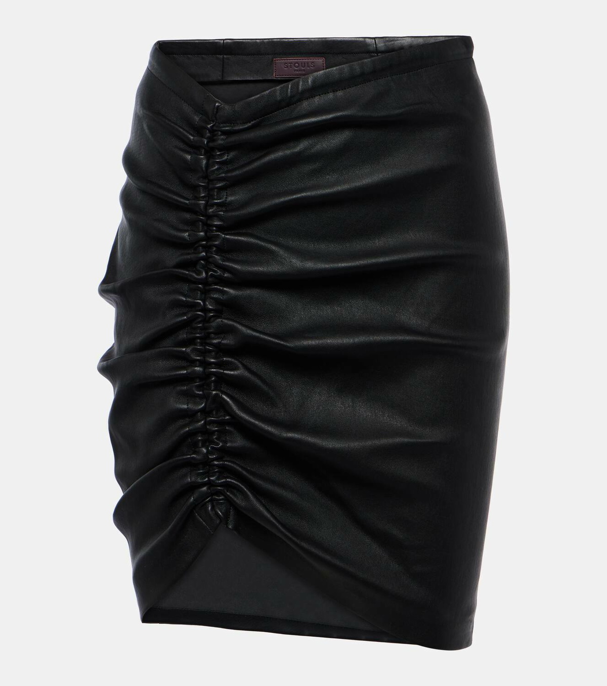 Stouls Mouna leather miniskirt