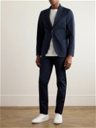 Incotex - Slim-Fit Cotton-Blend Gabardine Suit - Blue