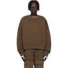 Entire Studios Brown Box Crew Sweatshirt