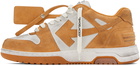 Off-White Orange & White Out Of Office Vintage Sneakers