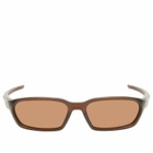Oakley Terraforma Sunglasses in Matte Rootbeer/Prizm Tungsten Polarized 
