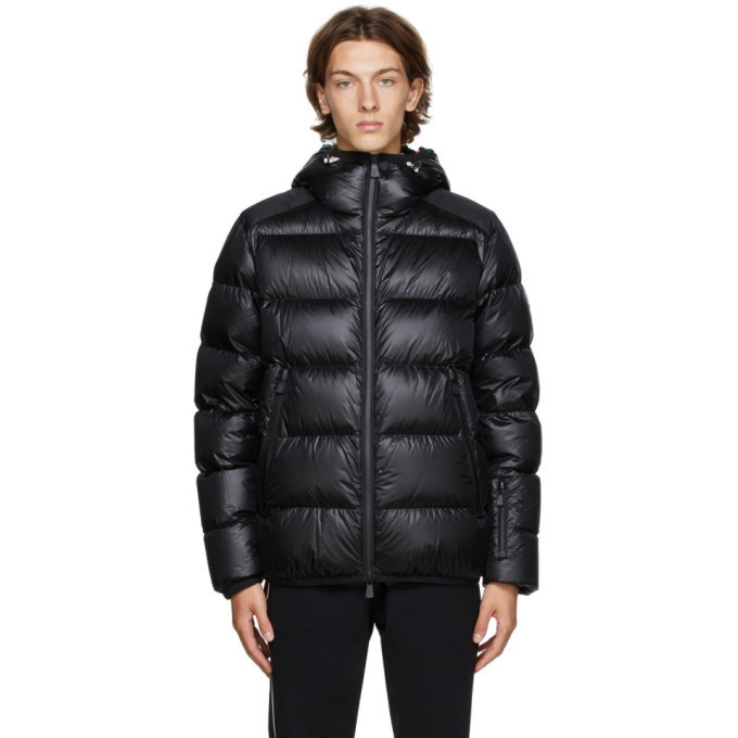 Photo: Moncler Grenoble Black Down Hintertux Puffer Jacket