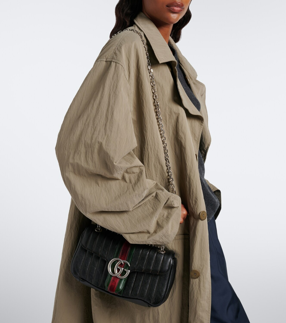 Gucci GG Marmont Small leather shoulder bag