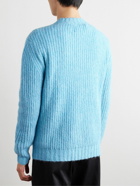 NN07 - Travis 6596 Ribbed-Knit Sweater - Blue