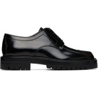 Maison Margiela Black Tabi Lace-Up Derbys