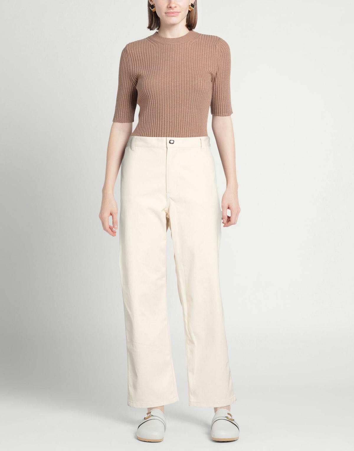 Toga Womens Pants Cream