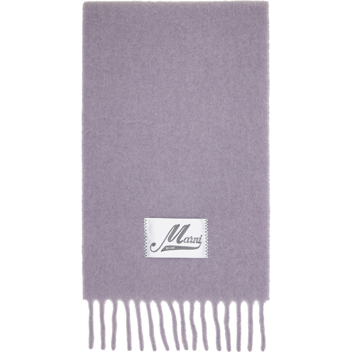 Marni Purple Alpaca Scarf