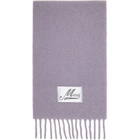 Marni Purple Alpaca Scarf