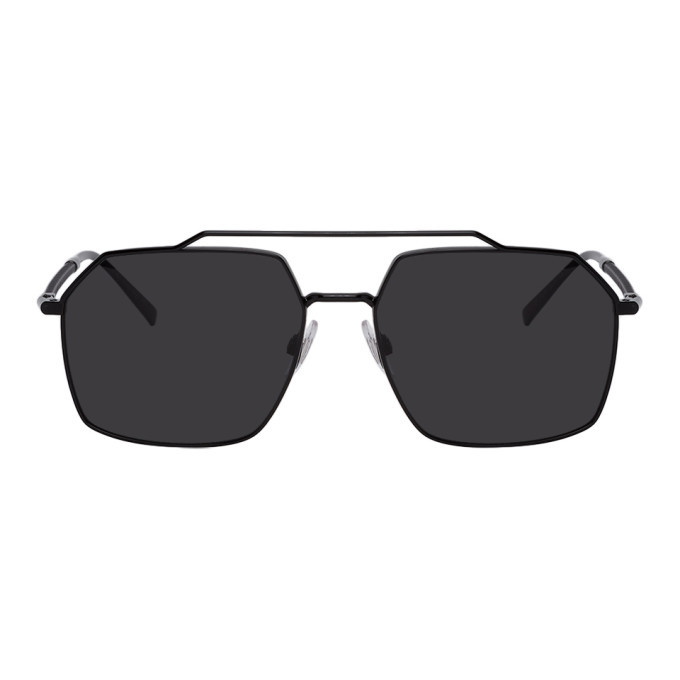 Photo: Dolce and Gabbana Black Gros Grain Sunglasses