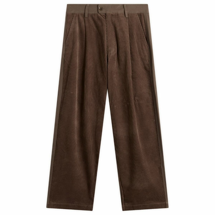 Photo: Merely Made Men's Wide Leg Cord Trousers in Brown