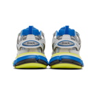 Balenciaga Grey and Blue Track Sneakers