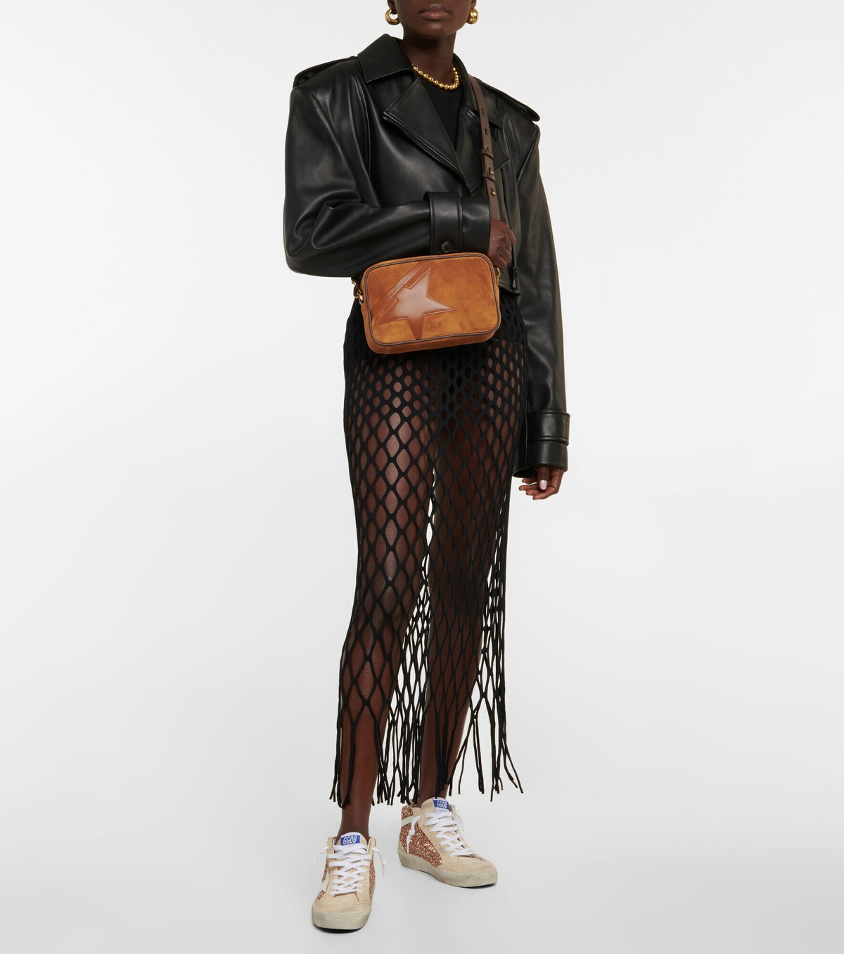 Golden Goose - Star suede shoulder bag
