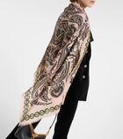 Etro Wool, cashmere, and silk scarf