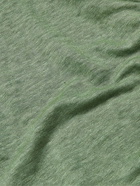 120% - Linen-Jersey T-Shirt - Green