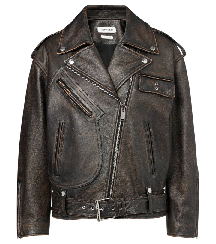 Photo: McQueen Leather biker jacket