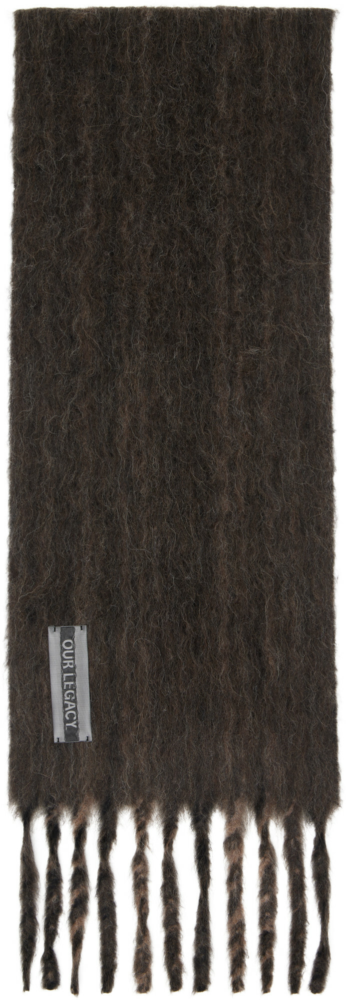 OUR LEGACY Brown Estate Scarf
