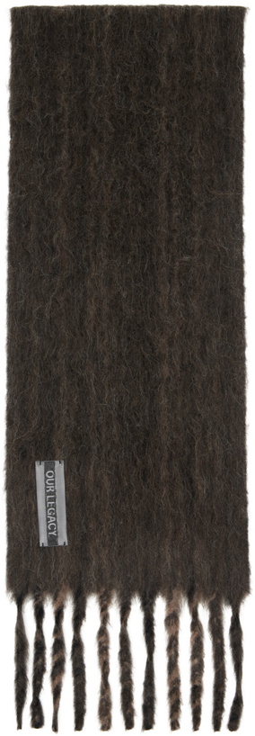 Photo: OUR LEGACY Brown Estate Scarf