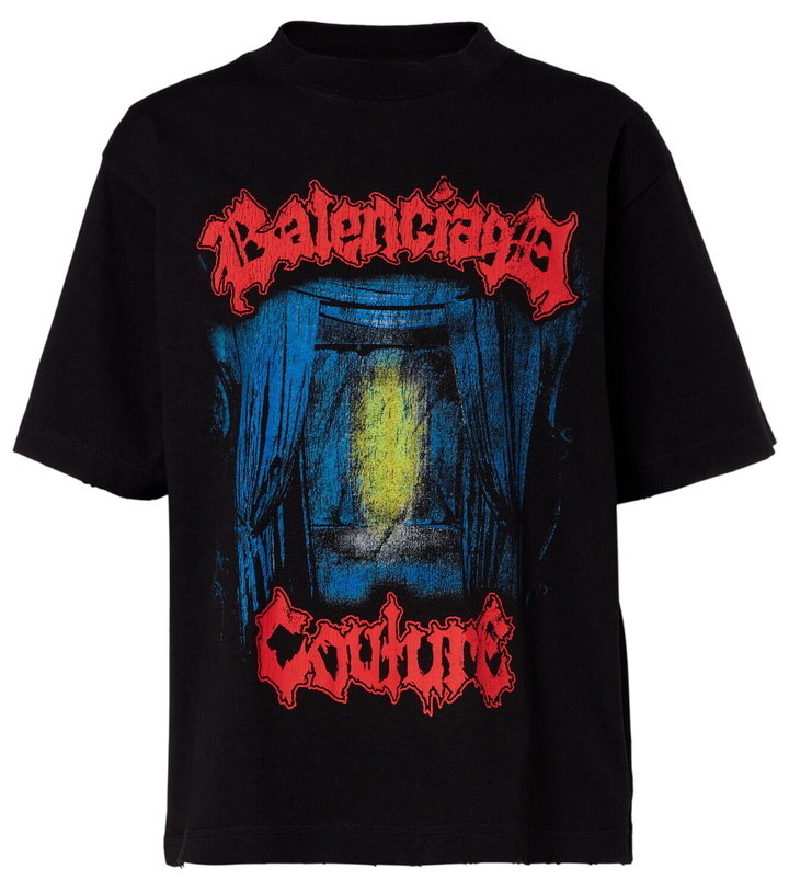Photo: Balenciaga Printed cotton T-shirt