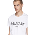 Balmain White Logo T-Shirt