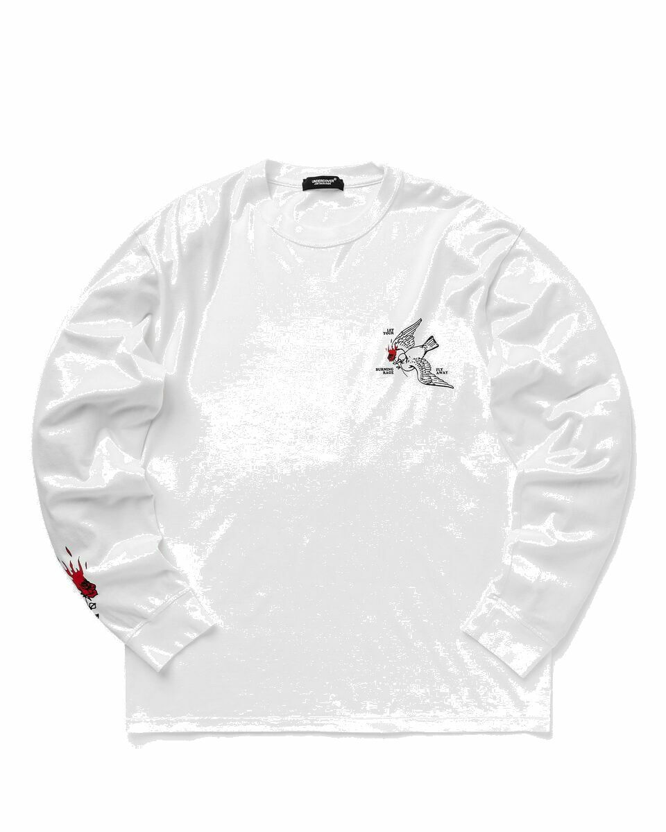 Photo: Undercover L/S T Shirt White - Mens - Longsleeves