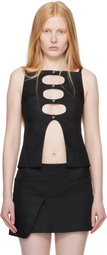 Sandy Liang Black Saguaro Top