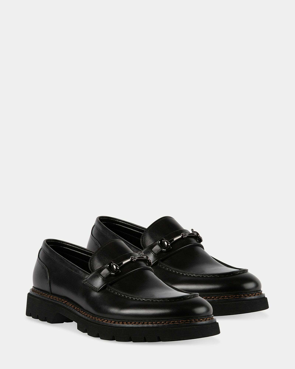 Steve Madden Elisio Loafers in Black