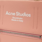 Acne Studios Baker Out Small Tote in Brown/Pink