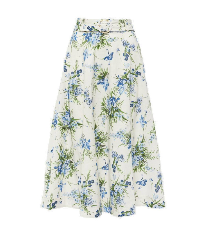 Photo: Veronica Beard Arwen floral cotton midi skirt