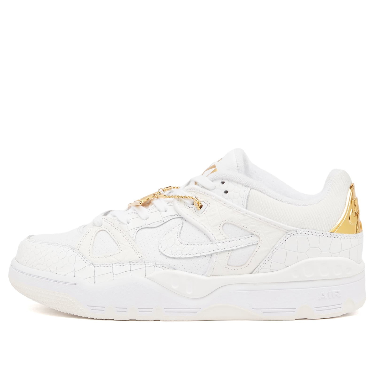 Nike x Nigo Air Force 3 Low Sneaker in White/Gold
