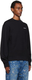 Off-White Black Wave Diag Sweatshirt