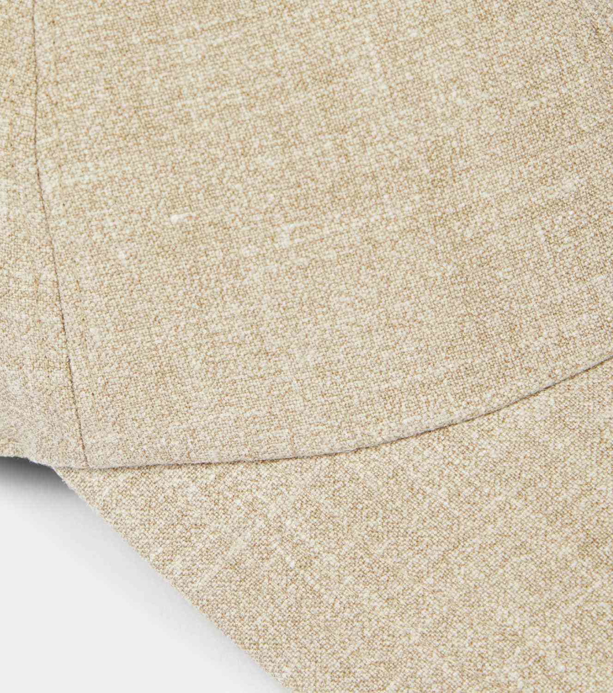 The Row Caspian silk, linen, and wool baseball cap