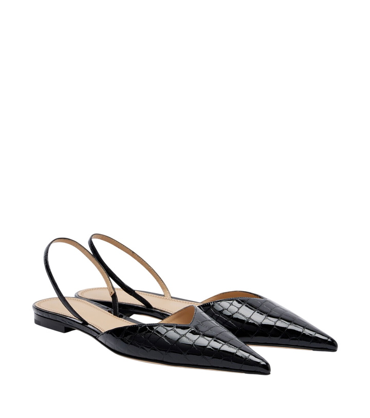 Photo: Victoria Beckham Victoria leather slingback flats