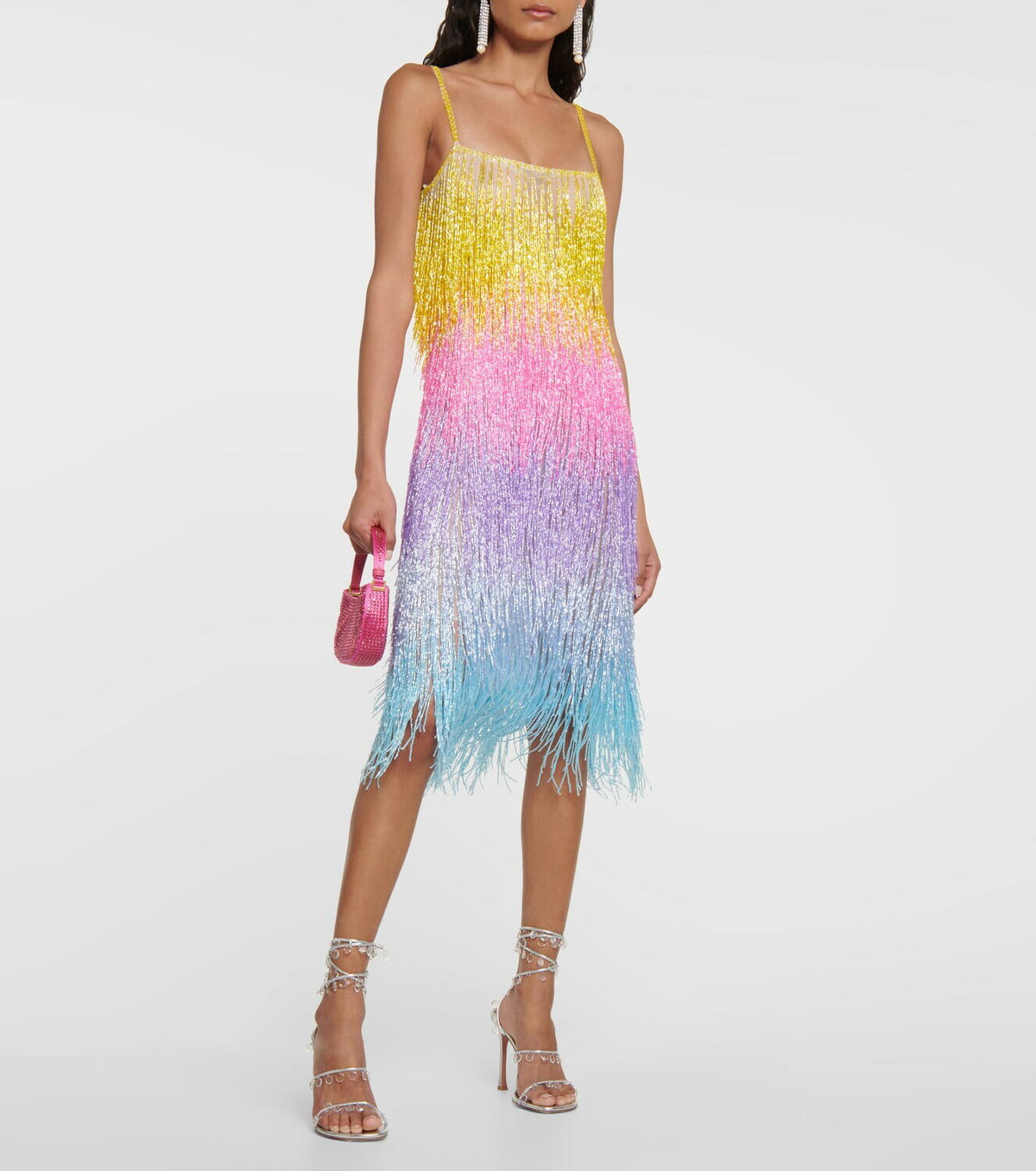 Costarellos Cruz embellished minidress