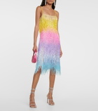 Costarellos Cruz embellished minidress