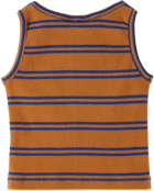 The Campamento Baby Brown Stripes Tank Top