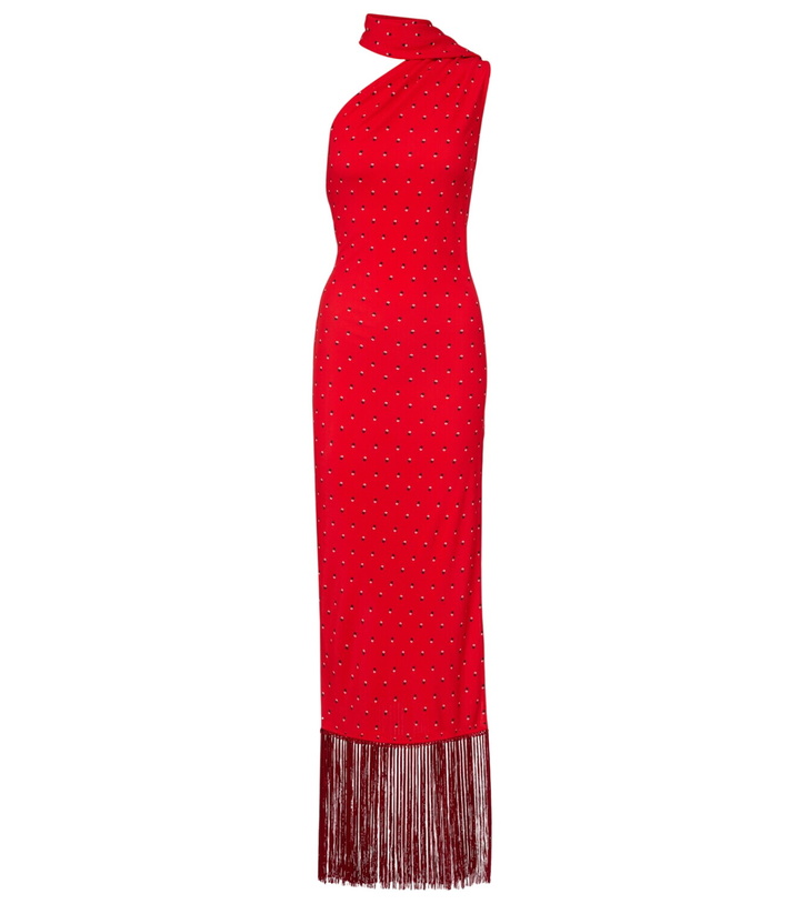 Photo: Acne Studios Dassy asymmetric maxi dress