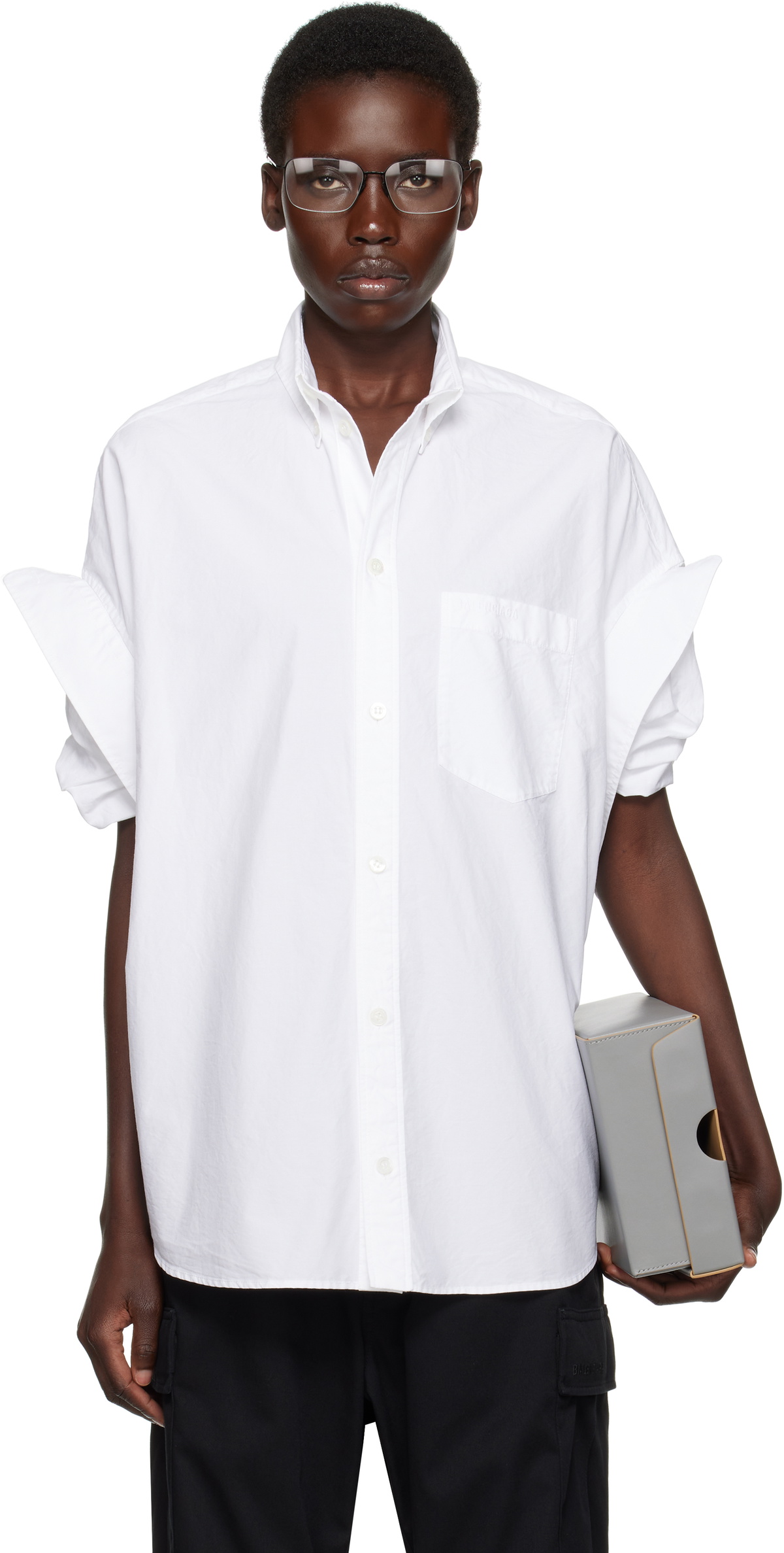 balenciaga white dress shirt Size 39